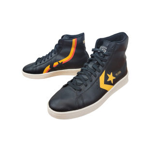 Converse Pro Leather High Roswell Rayguns Black Gold Kids Size‎ 6.5Y 271168C